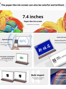 Boe-Inktscherm Elektronisch Aan De Muur Gemonteerd Dubbelzijdig Display-Bord Meerkleuren Conferentieruimte Naamkaart/Nummer Naamplaatje - Product Image 6