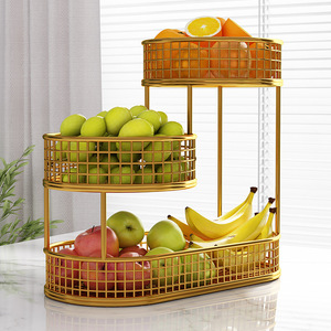 Présentoir <span class=keywords><strong>à</strong></span> <span class=keywords><strong>fruits</strong></span> <span class=keywords><strong>à</strong></span> trois niveaux pour salon, plateau <span class=keywords><strong>à</strong></span> collations, corbeille <span class=keywords><strong>à</strong></span> <span class=keywords><strong>fruits</strong></span> de luxe léger pour table basse domestique - Product Image 3