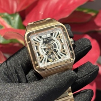 Montre automatique mécanique squelette pour homme, personnalisable avec logo OEM/ODM, en acier inoxydable, vente en gros, marque privée