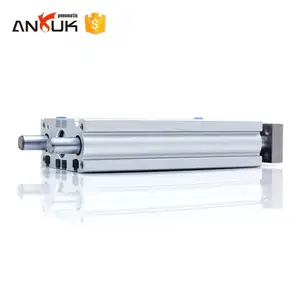 Anruk MGPM12-75 trượt Vòng bi tiêu chuẩn không khí xi lanh với hướng dẫn Rod