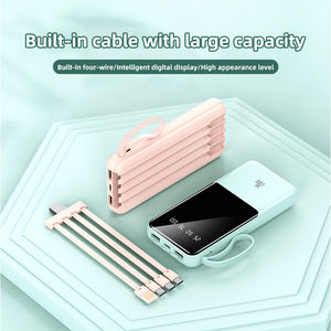Nouveautés Banques d'alimentation portables 10000mAh 10W avec affichage numérique LED et sortie Type-C, câbles inclus pour une utilisation en extérieur - Product Image 3