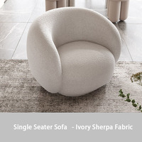 Vente directe d'usine, canapé simple minimaliste, style incurvé pour salon et balcon, canapé relaxant