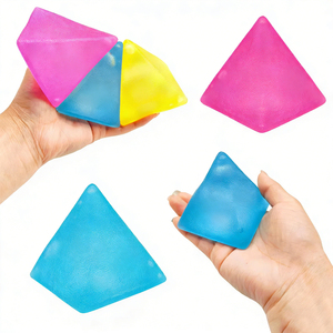 Most Popular TPR Three-Cornered Cube Maltose Pressure Release Squeeze Decompression <b>Squishy</b> Toys for Kids Boys and Girls - Product Image 2