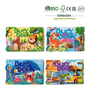Libro Sensoriale Montessori per Bambini in Età Prescolare, 4 Temi Disponibili, Resistente agli Strappi, Riutilizzabile, Libro Silenzioso per l'<span class=keywords><strong>Autismo</strong></span> - Product Image 1