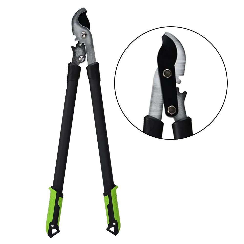 Vertak 0,8mm mango de acero con recubrimiento en polvo loppers de jardín 45mm capacidad de corte ratchet lopper de árbol para ahorrar energía