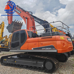 Excavadora Doosan Dx300 original, excavadora Dx300LC de construcción, excavadora hidráulica sobre orugas, excavadora usada a la venta - Product Image 1