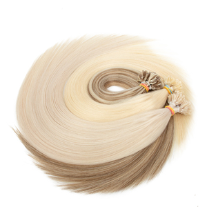 Extensioni di Capelli Umani Non Trattati, <span class=keywords><strong>Colore</strong></span> <span class=keywords><strong>Biondo</strong></span> <span class=keywords><strong>Chiaro</strong></span> 613, Doppia Trama, Punta a U, da Un Solo Donatore - Product Image 2