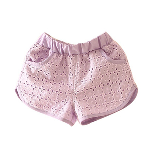 Artículos de Venta Rápida de China, Ropa para Niñas al Estilo Coreano, Pantalones Cortos Rosas para Vender en Línea - Product Image 1