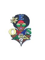 Écusson de broderie best-seller pour fille noire de dessin animé, accessoires de broderie au fer à repasser, patchs pour vêtements, vestes et pantalons, vente en gros