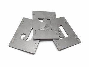 Pochoirs métalliques personnalisés de haute qualité, best-sellers, gravés à la <span class=keywords><strong>lettre</strong></span>, peinture au pistolet, spécialisés pour la peinture au pistolet - Product Image 1