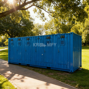 Conteneur de toilettes mobile préfabriqué en acier avec design écologique et durable pour une utilisation en extérieur - Product Image 2