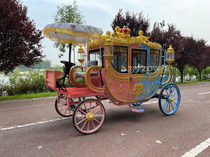 Carruaje Real de Lujo para Bodas, Hermoso, de Alta Calidad, Personalizado, Eléctrico, de 4 Ruedas, con 4-6 Asientos, para Turismo - Product Image 2