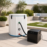 Refroidisseur d'eau 1/2 CV en gros avec pompe filtrante intégrée et contrôle Wi-Fi pour bain de glace et récupération par immersion froide