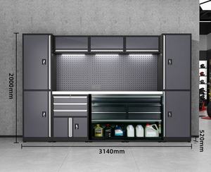 Armoire à outils métallique personnalisable pour atelier, en acier à fermeture amortie, idéale pour atelier, <span class=keywords><strong>garage</strong></span>, quincaillerie et mobilier - Product Image 6