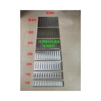 Grilles de couverture de ravin en acier de remplacement rapide pour grille de persienne de tranchée de caillebotis de plancher routier