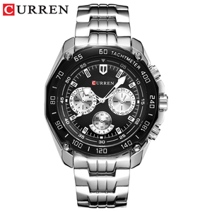 CURREN beliebte männliche Quarzuhr beste Edelstahl band Luminous Chrono auf Lager Freizeit uhrset - Product Image 1