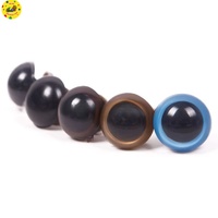 Vente en gros de boule oculaire en plastique étincelant Crystal Accessoire de poupée en peluche animal avec yeux pailletés de sécurité