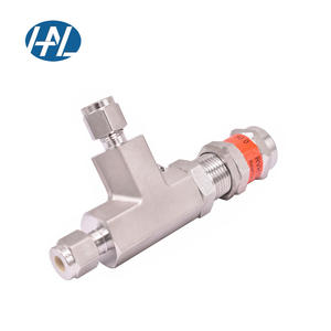 Válvulas de alivio de seguridad manuales de acero inoxidable para aplicaciones de gas de agua a alta temperatura Estructura proporcional de instrumentación - Product Image 1