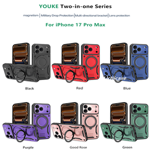 Lichicase 360 °   Funda Protectora para Teléfono con Anillo Giratorio y Cobertura Total, Híbrida de TPU y PC, para VIVO X300 X300 Pro, Carcasa Colorida - Product Image 2