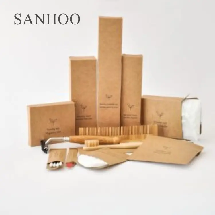 SANHOO, низкий минимальный заказ, индивидуальный дизайн, чистые травы, Роскошный Гостиничный шампунь, набор туалетных принадлежностей, гели для ванны