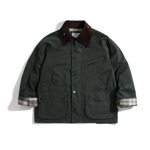 Giacca Beaufort da <span class=keywords><strong>Uomo</strong></span> e Donna Parka Cappotto Non Cerato Bedale Ashby Beadnell da Caccia <span class=keywords><strong>Classico</strong></span> Oliva Casual <span class=keywords><strong>Impermeabile</strong></span> Antipioggia Invernale - Product Image 1