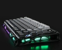 Clavier mécanique sans fil pour jeux GravaStar Mercury K1 75% - Noir dégradé
