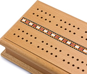 Bằng gỗ cribbage Hội Đồng Quản trị trò chơi thiết lập, rắn gỗ theo dõi Hội Đồng Quản trị trò chơi hội đồng quản trị - Product Image 6