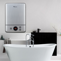 Chauffe-eau électrique instantané sans réservoir, mini, portable, pour salle de bain, cuisine, douche, 110V 220V, étiquette OEM, pour la maison