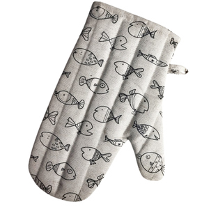 Mitaines de four imprimées en coton de chef de haute qualité gants résistants à la chaleur les plus vendus pour le gril et les ustensiles de cuisson approvisionnement direct en usine - Product Image 6