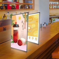 Panneau publicitaire lumineux ultra-fin en aluminium anodisé, boîte à lumière LED carrée murale pour publicité extérieure