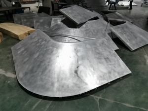Murs-rideaux contemporains en alliage d'aluminium avec revêtement en poudre pour l'extérieur des bâtiments, design anti-corrosion - Product Image 3
