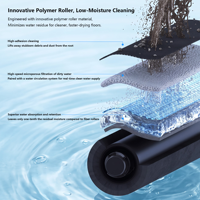 ELEGOAL FW07 Laveuse de sols autotractée intelligente, puissance ≤40W, sans émission d'air, légère (3kg) pour l'entretien des chambres d'hôtel