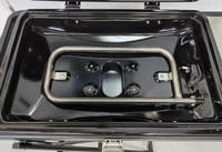 Nouvelle Arrivée Direct Usine OEM Barbecue de Camping Pliable et Portable d'Extérieur avec Roues, Gril à Gaz Démontable sur Roulettes avec Table