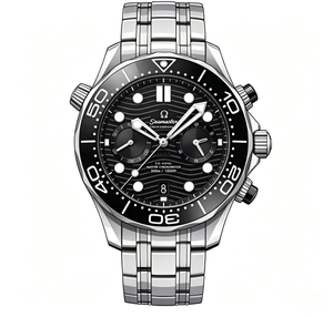 Montre de créateur <span class=keywords><strong>Sea</strong></span> Professional en acier inoxydable pour homme, Speed <span class=keywords><strong>Master</strong></span>, toutes les fonctions du cadran fonctionnent, montre à quartz, chronomètre - Product Image 1