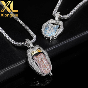 Collar con Colgante Moderno 2026 para Hombre y Mujer, Chapado en Oro de 18K, Cobre con Circonita, Joyería Hip-Hop, Regalo - Product Image 2