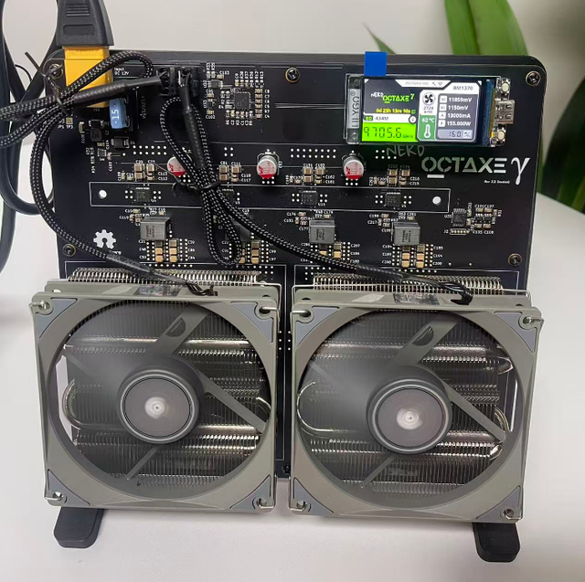 Bitaxe NerdOCTAXE 9.6T Solo Miner 160W Btc Mining Machines Bitcoin Home Miner on Sale