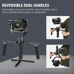 NEEWER Double Poignée pour Stabilisateur DJI RS4 RS4 <span class=keywords><strong>Pro</strong></span> RS3 RS3 <span class=keywords><strong>Pro</strong></span> RS2 RSC2 <span class=keywords><strong>Ronin</strong></span> S <span class=keywords><strong>SC</strong></span>, Kit de Poignée Double avec 2 Mini Rails NATO - Product Image 6