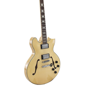 <span class=keywords><strong>Guitarra</strong></span> Eléctrica Jazz Master de Cuerpo Sólido con Mástil de Caoba, Color Natural Personalizado - Product Image 2