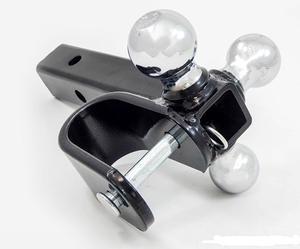 Support à trois billes avec crochet à <span class=keywords><strong>chape</strong></span> Revêtement en poudre noire Support à <span class=keywords><strong>boule</strong></span> d'<span class=keywords><strong>attelage</strong></span> de remorquage Capacité de tige vendue 2000/6000/7500/10000lbs - Product Image 1