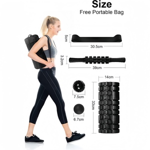 CZFIT Juego de Rodillos de Espuma para Yoga 6 en 1 con Diseño Personalizado, Rodillo de Espuma para Yoga, Banda de Resistencia, Set de Yoga - Product Image 2