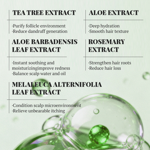 KORMESIC Marca Privada OEM Champú Anticaspa de Árbol de Té 300ml Equilibra el Cuero Cabelludo Nutre Repara y Previene la Caída del Cabello - Product Image 4