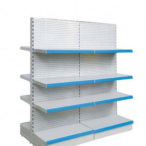 एकल-पक्षीय कोने इकाई की बोतल प्रदर्शन शेल्फ रैक किराने की दुकान ठंडे बस्ते में डालने के लिए बिक्री - Product Image 3