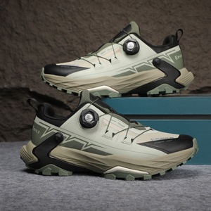 Chaussures de course tout-terrain à boucle rotative pour hommes, antidérapantes, absorbant les chocs, légères, pour la randonnée et le trekking en plein air - Product Image 5