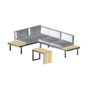 [BeNK] Juego de Sofás de Ratán de Alta Calidad, 6 Plazas, Nuevo Diseño, para Terraza, Jardín, Patio Trasero, Espacio de Lujo - Product Image 5