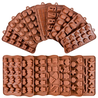Moules à chocolat multi-cavités personnalisables SILIKOLOVE, vente chaude, LFGB, silicone antiadhésif platine sans BPA