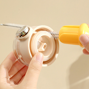 Bottle Washer,<b>Long</b> <b>Handle</b> Cup Brush Cleaner Removable Cups Scrubber Washing <b>Sponge</b> Cleaning Brush For Home Kitchen Cleaning Tool - Product Image 2