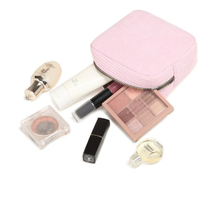 Qetesh <span class=keywords><strong>petit</strong></span> velours côtelé maquillage sac cosmétique personnalisation doux Simple Portable pratique Mini serviette hygiénique pochette de rangement sac - Product Image 2