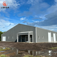 Taller Industrial Prefabricado de Acero Personalizado, Fábrica de Procesamiento de Acero Ligero, Planta de Fabricación de Estructuras Metálicas Duraderas con Diseño Gratuito
