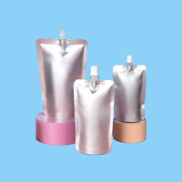 Sac sous vide micro-ondable réutilisable imprimé personnalisé prix d'usine direct bec en plastique pour boissons liquides jus emballage Doypack