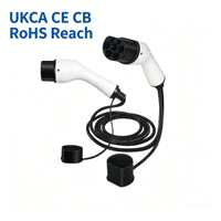 Nouveau câble de chargeur EV Stellar V1-T2T2-16A1P 7KW 16A monophasé Mode 3 Type 2 Type 2 Contacts en alliage de cuivre Norme européenne CE